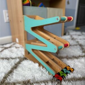 Wooden Car Ramp Racer Toy